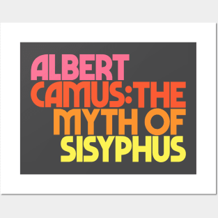 Albert Camus The Myth of Sisyphus Typography Design Posters and Art